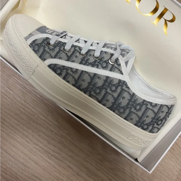 Dior Athletic Shoes in Cream and Silver s-l400.jpg main image 2